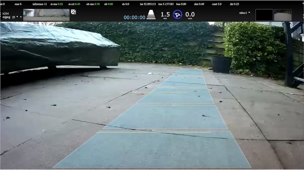 Vision-based autonomous navigation demonstration